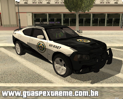 Dodge Charger Políca do Rio - Velozes e Furiosos 5 para GTA San Andreas